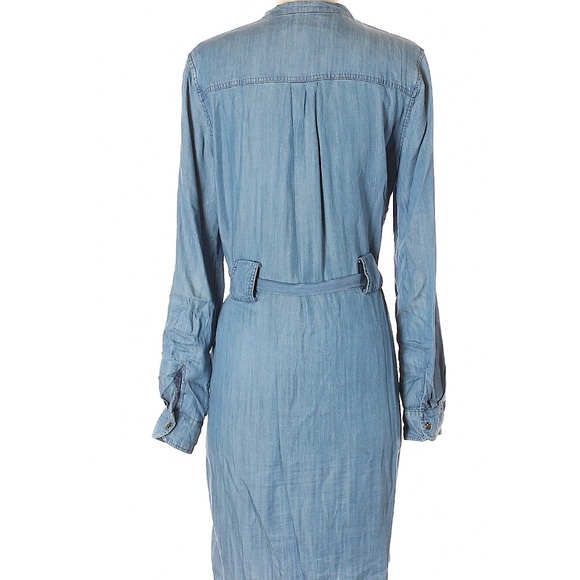 Harve Bernard Chambray Casual Dress - Picture 2 of 2